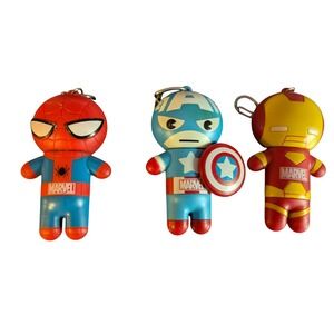 Lip Smacker Marvel, keychain, lip balm‎ kids  Spiderman, Ironman Captain America